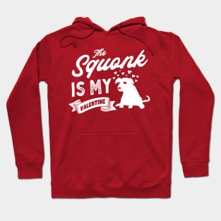 The Squonk is My Valentine Cute Valentines Day Cryptid Hoodie